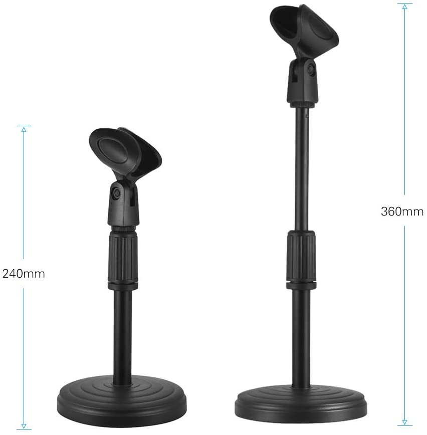 Microphone Stand Foldable ستاند مايكروفون صغير وقابل للطي 2 Microphone Stand Foldable ستاند مايكروفون صغير وقابل للطي - الصورة 2