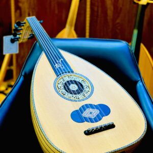 عود طراز شامي احترافي صوته جهوري وساطع + ‎شهادة الضمان الذهبي + دورات تعليم وتنمية مهارات العزف لجميع المستويات مجانا