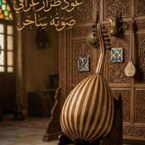 وتريات 27 عود طراز عراقي احترافي صوته ساحر + شهادة الضمان الذهبي + دورات تعليم وتنمية مهارات العزف لجميع المستويات مجانا